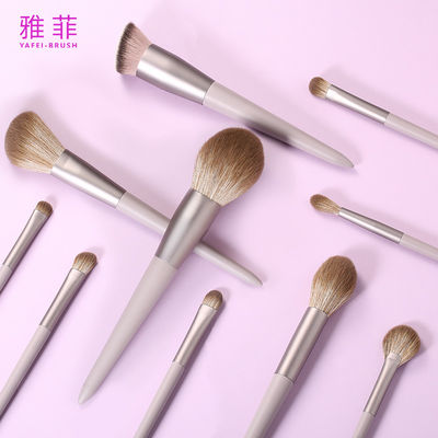 kopen 281A59412 Modieuze zachte synthetische make-upborstel set 12 stuks make-up borstel set online vervaardiging