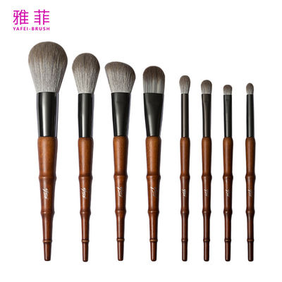 kopen 267A87108 Imitatie Bamboe Vegan Make-up Brush Set 8PCS Fluffy Synthetic Op maat online vervaardiging