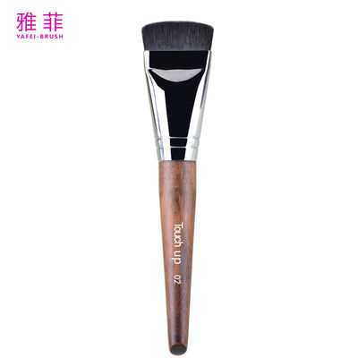 kopen TOUCH UP 02 Foundation Brush Synthetisch haar koper professionele platte gezichtsmake-up borstel online vervaardiging