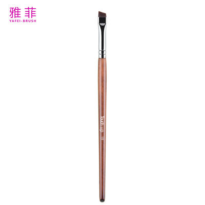 kopen TOUCH UP 19 Custom LOGO Fijn dun Vegan Oogbroek Eyeliner Make-up Borstel Houten handvat online vervaardiging