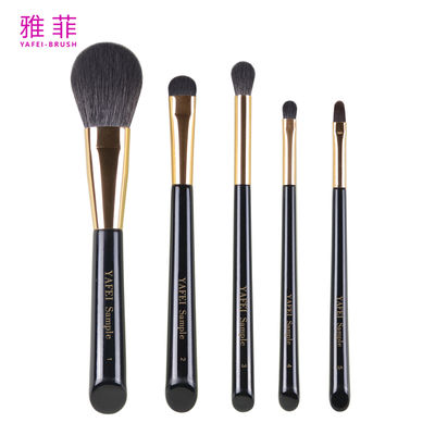 kopen 291A01205 Kit van 5 draagbare make-upborstels voor reizen Custom logo make-up brush suit online vervaardiging