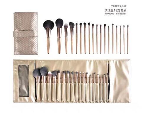 kopen 15pcs natuurlijke dierenhaar make-up borstel set ultra zachte borstels sterk poeder pick-up gezicht contour hoogtepunt online vervaardiging