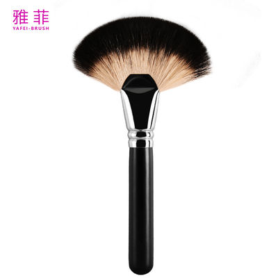 A14 Professionele dierenhaar make-up borstels Beauty Single Big Fan Poederborstel