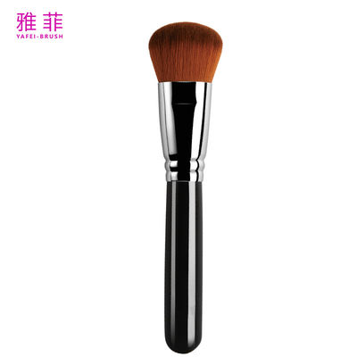A16 Koperen Ferrule Ronde Foundation Borstel Zacht Gezicht Cosmetische Borstel Aanpassing