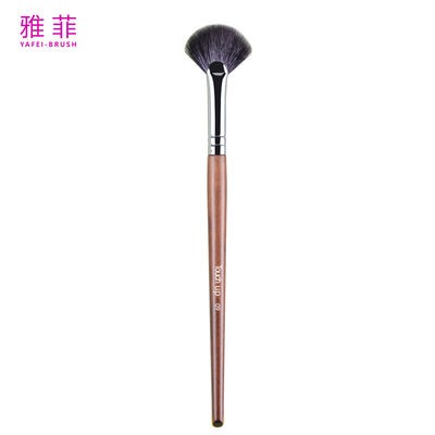 TOUCH UP 09 Professionele maat geitenhaar fan make-up borstel Precision Highlight Contour neus oog schaduw houten handgreep