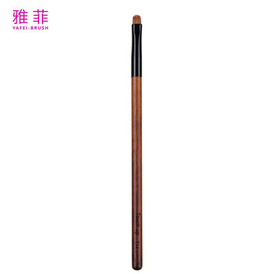 T14 maatwerk make-up borstel fabriek 100% Kolinsky Sable Pure Eyeshadow Hout Handle Natuurlijk haar