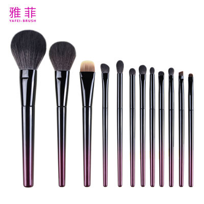 294A10812 Logo aanpassen 12 stuks Penselen Professionele Premium Make-up Kwast Set Private Label
