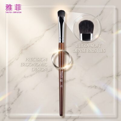 Luxe Oogschaduwborstel Premium Sable Haar Aanpasbaar Design Oog Make-up Applicator met Ergonomisch Handvat
