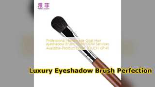 Luxe geitenhaar oogschaduwborstel OEM ODM