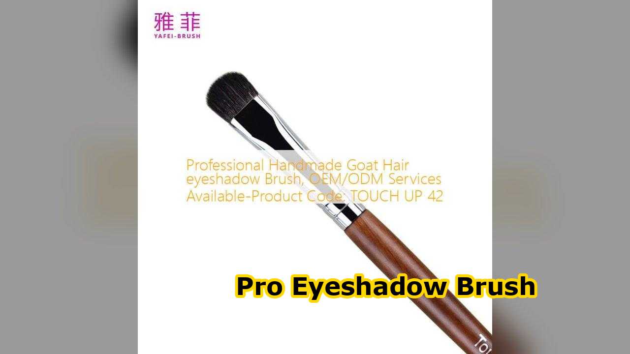 Professionele Handgemaakte Geitenhaar Oogschaduwkwast, OEM/ODM Diensten Beschikbaar - Productcode: TOUCH UP 42